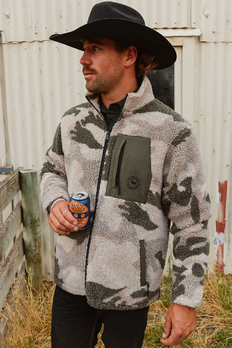 Ringers Western Lennonville Unisex Camo Fleece