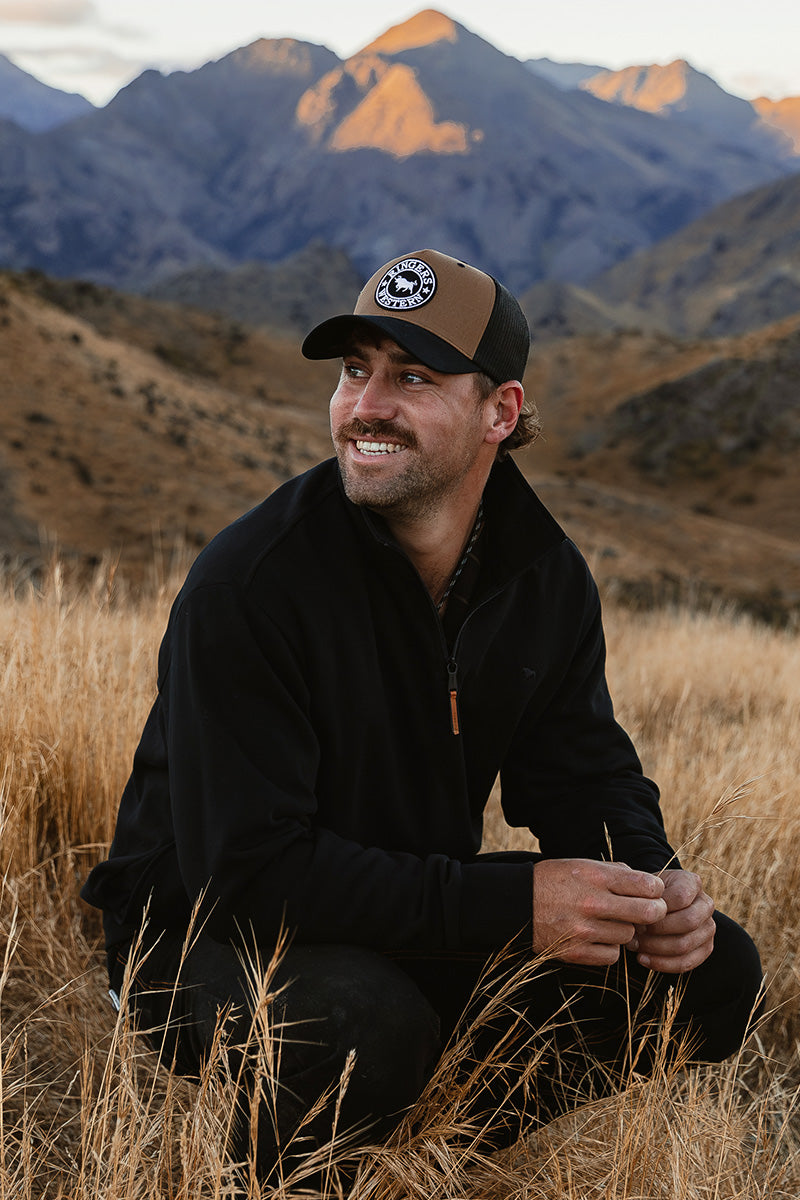 Ringers Western Strand Mens 1/4 Zip Crew