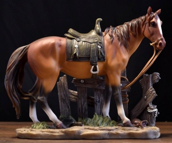 Western Horse Sculpture