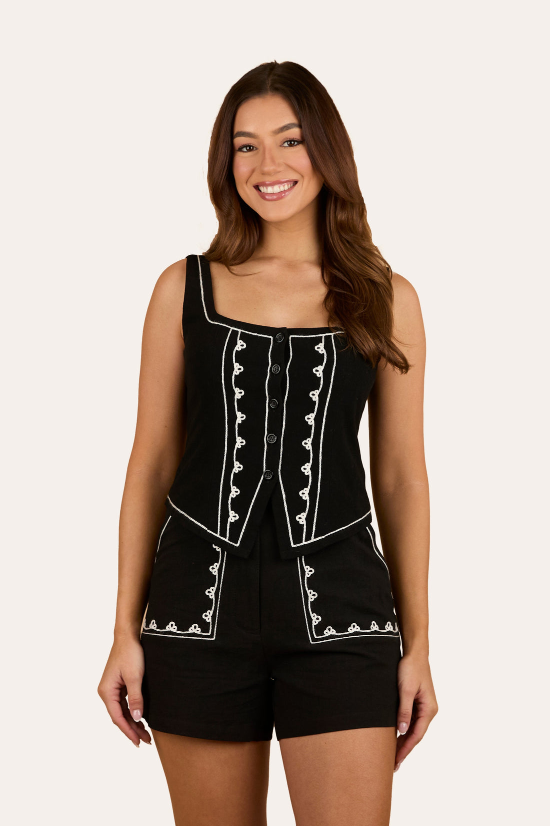 Ringers Western Westley Embroidered Fashion Top