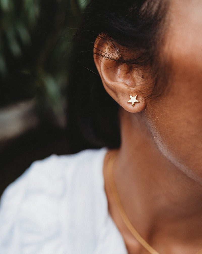 Whistle &amp; Pop Starkeeper Bright Star Studs