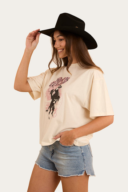 Ringers Western Wild Ride Womens Oversized T-Shirt