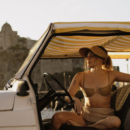 Will &amp; Bear Ari Straw Visor Hat for Women