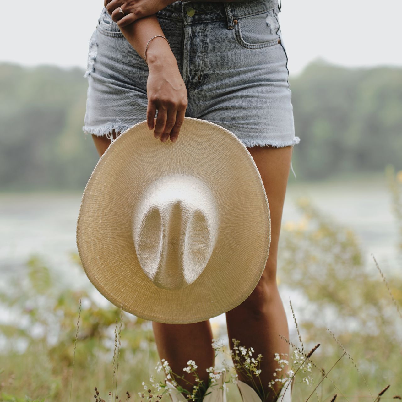 Will &amp; Bear Buck Straw Cowboy Hat