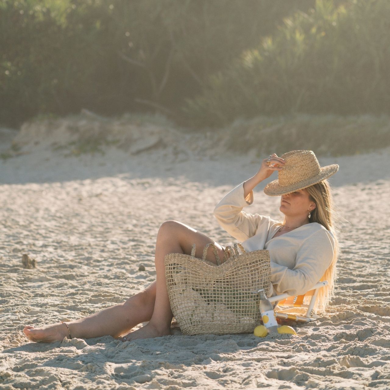 Will &amp; Bear Otis Straw | Beach Tote Bag