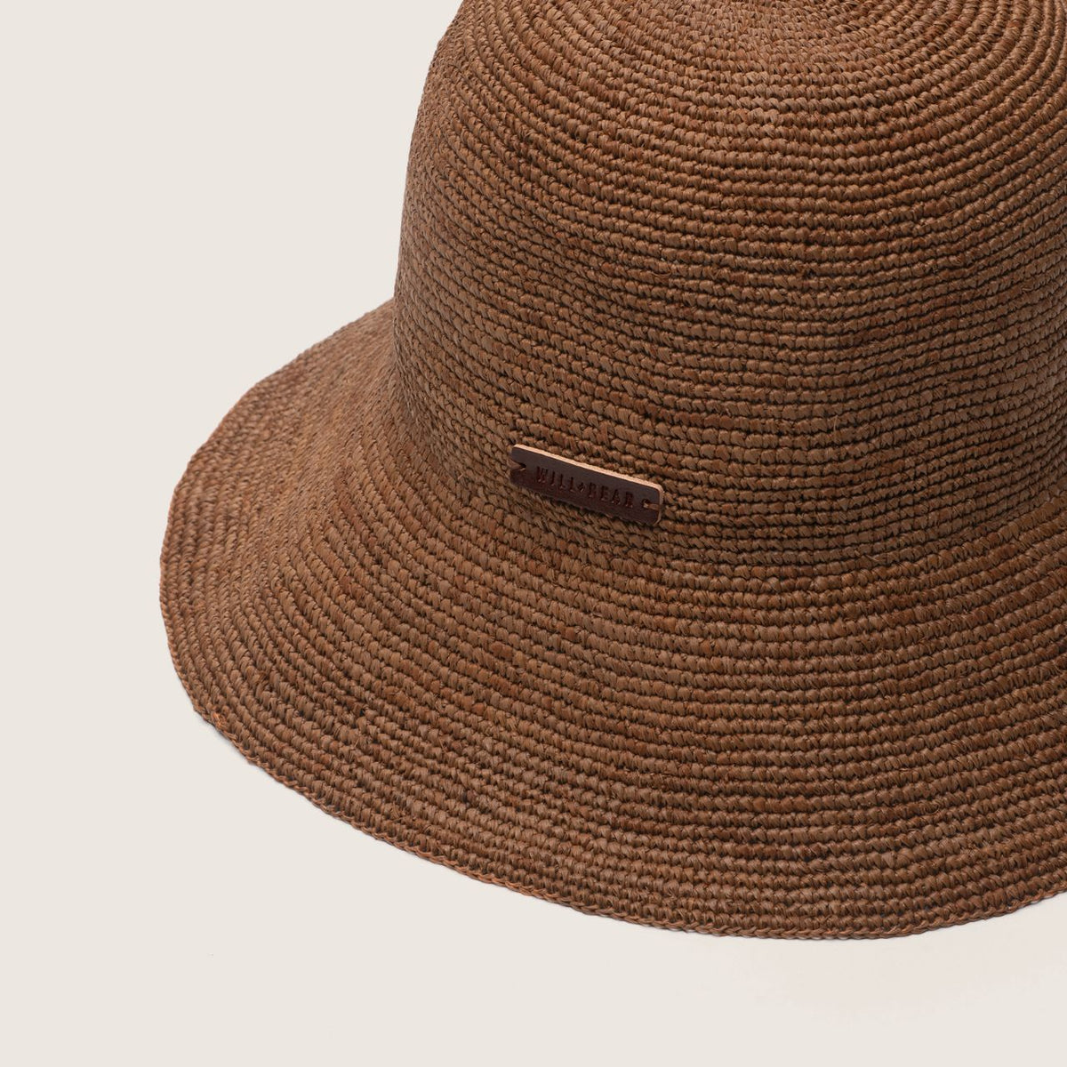 Sunny Brown - raffia weave detail