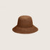 Will & Bear Sunny Brown crushable straw bucket hat