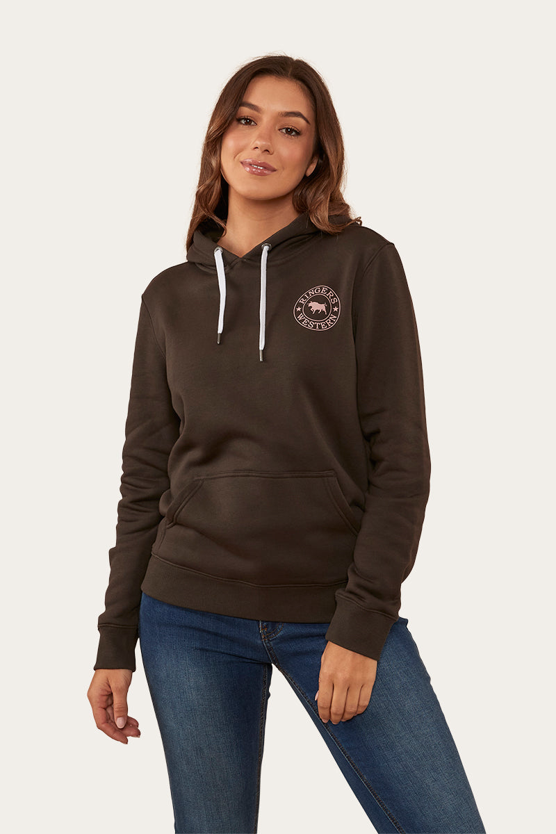 Ringers Western Signature Bull Womens Pullover Hoodie