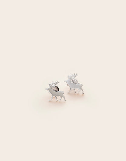 Whistle &amp; Pop Hunter Gatherer Stag Studs