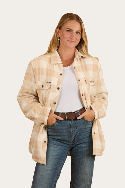 Ringers Western 
Sadie Womens Sherpa Flannel - Woodsmoke
