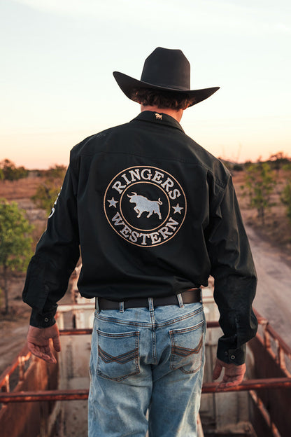 Ringers Western Hawkeye Mens Full Button Work Shirt