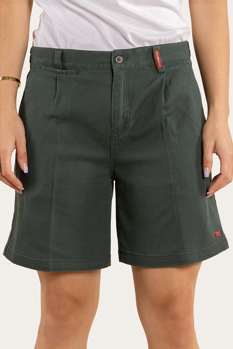 Ringers Western 
Parkes Womens Heavy Weight Work Short - Forest