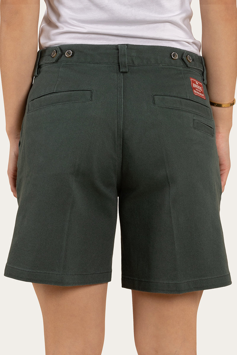 Ringers Western 
Parkes Womens Heavy Weight Work Short - Forest