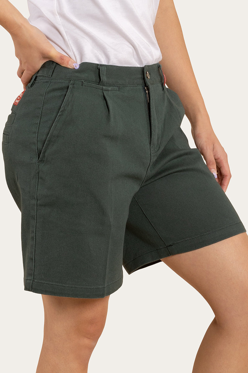 Ringers Western 
Parkes Womens Heavy Weight Work Short - Forest
