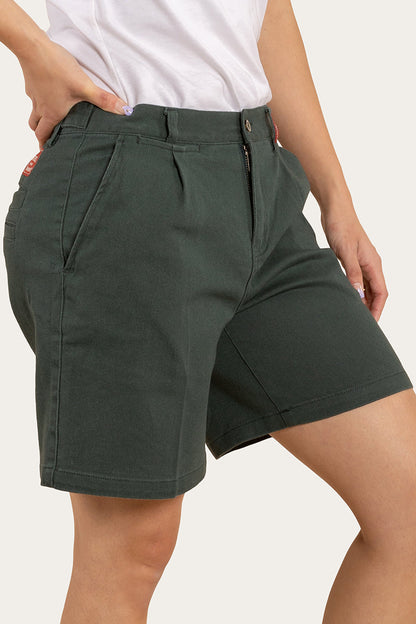 Ringers Western 
Parkes Womens Heavy Weight Work Short - Forest