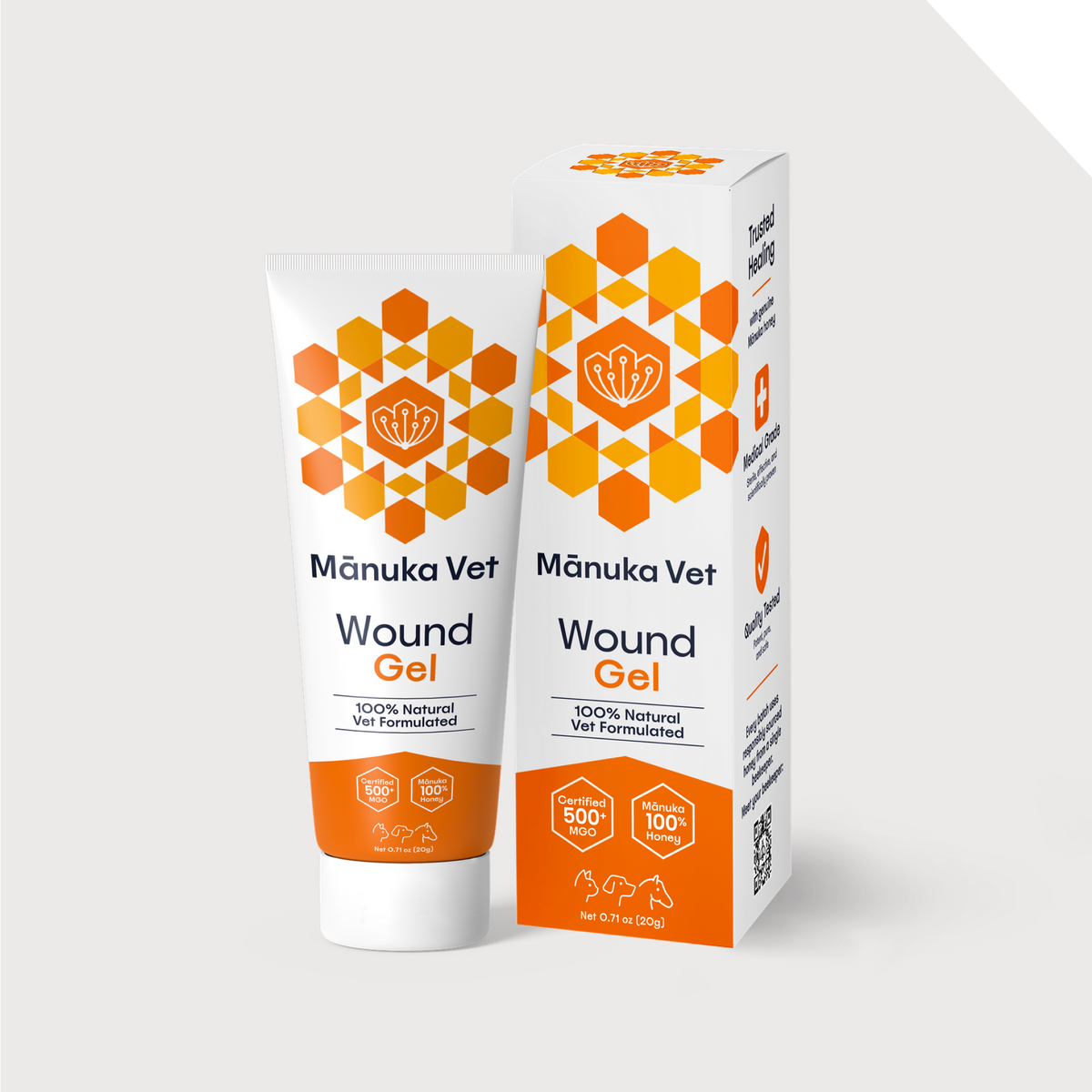 Manuka Vet Skin &amp; Wound Gel tubes