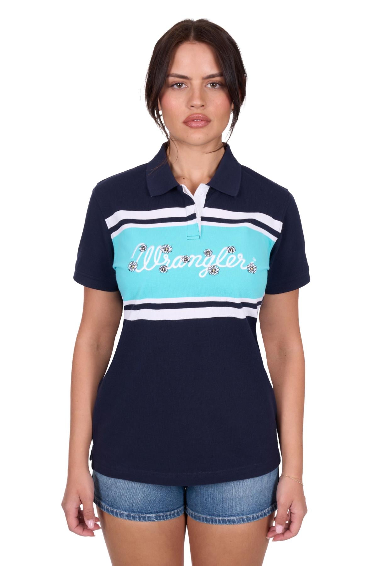 Mistie Short Sleeve Polo - Navy