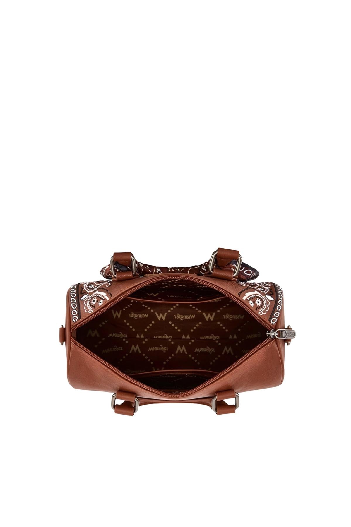 Wrangler Paisley Barrel Bag - Tan