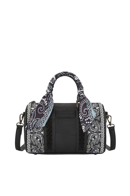 Wrangler Paisley Barrel Bag - Black