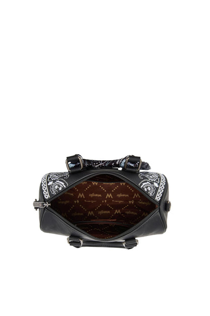 Wrangler Paisley Barrel Bag - Black
