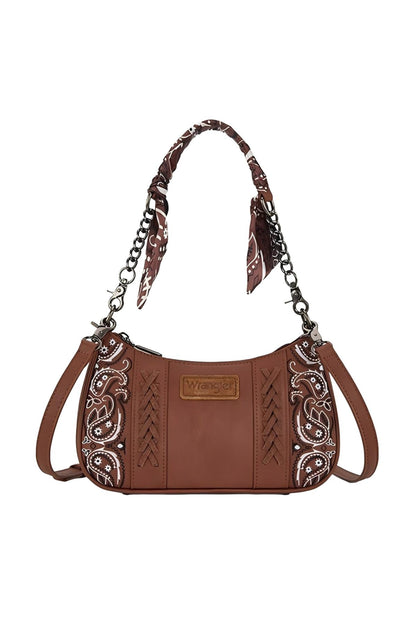 Wrangler Paisley Shoulder Bag - Tan