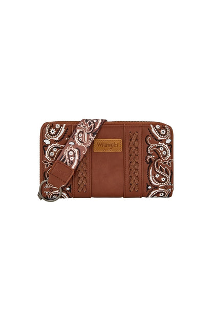 Wrangler Paisley Wallet - Tan