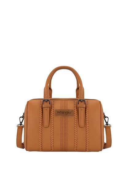 Wrangler Boston Stitch Barrel Bag - Tan