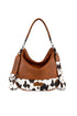 Wrangler Animal Print Slouch Bag - Tan