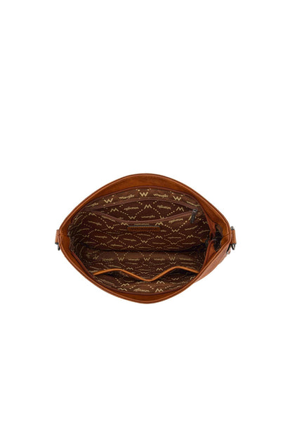 Wrangler Animal Print Slouch Bag - Tan