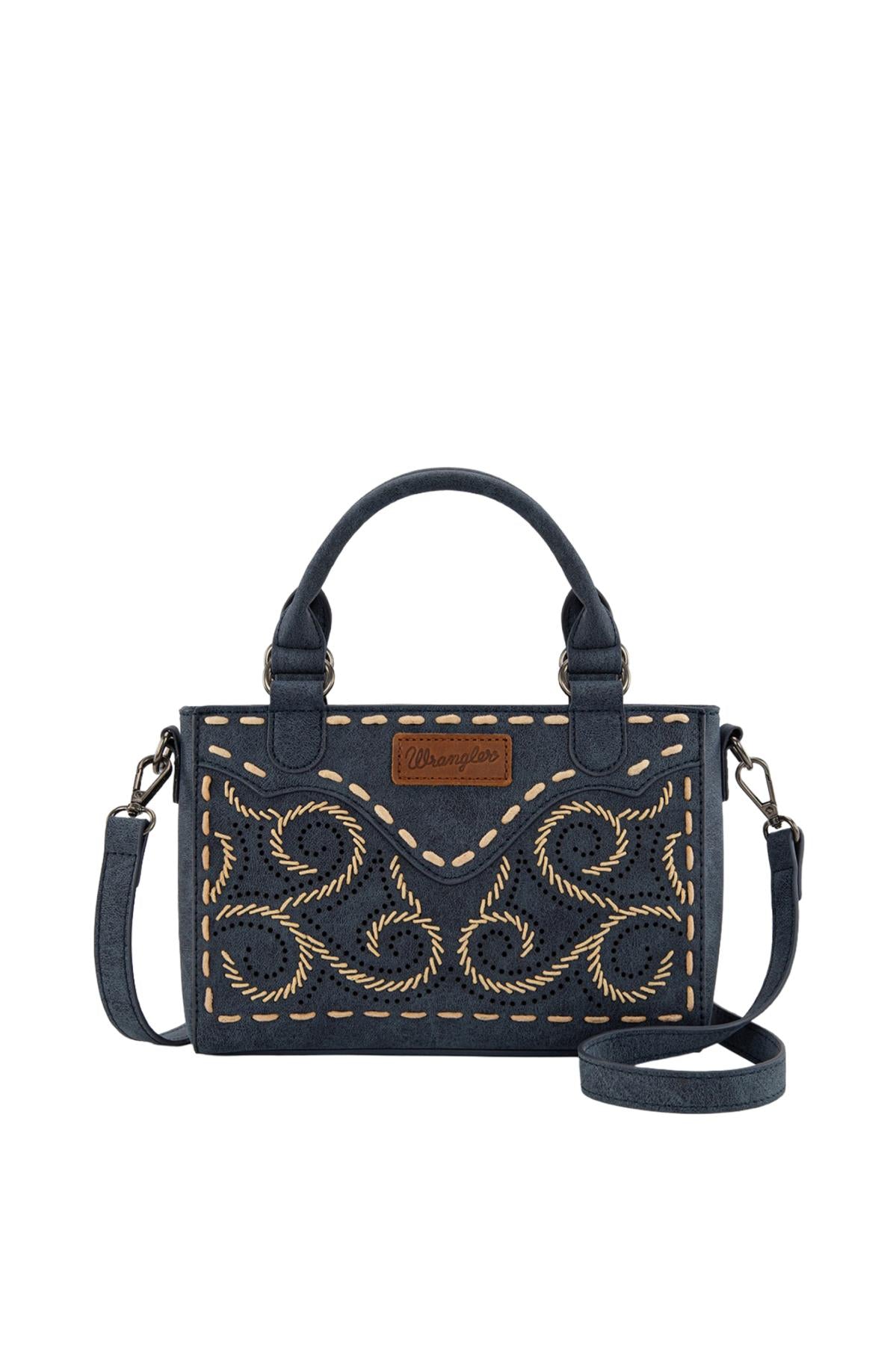 Wrangler Swirl Crossbody Bag - Navy