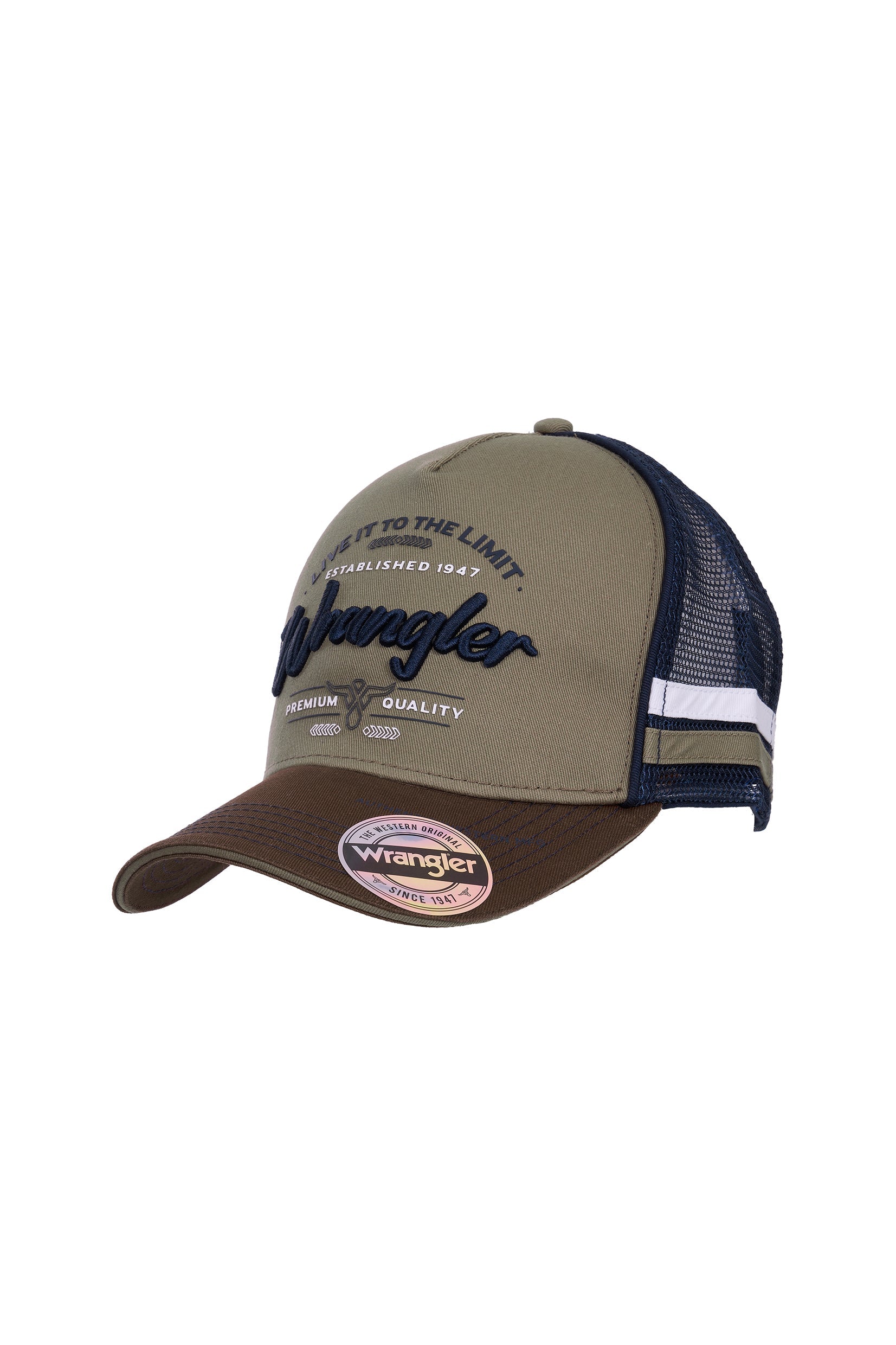 Wrangler Joel High Profile Trucker Cap