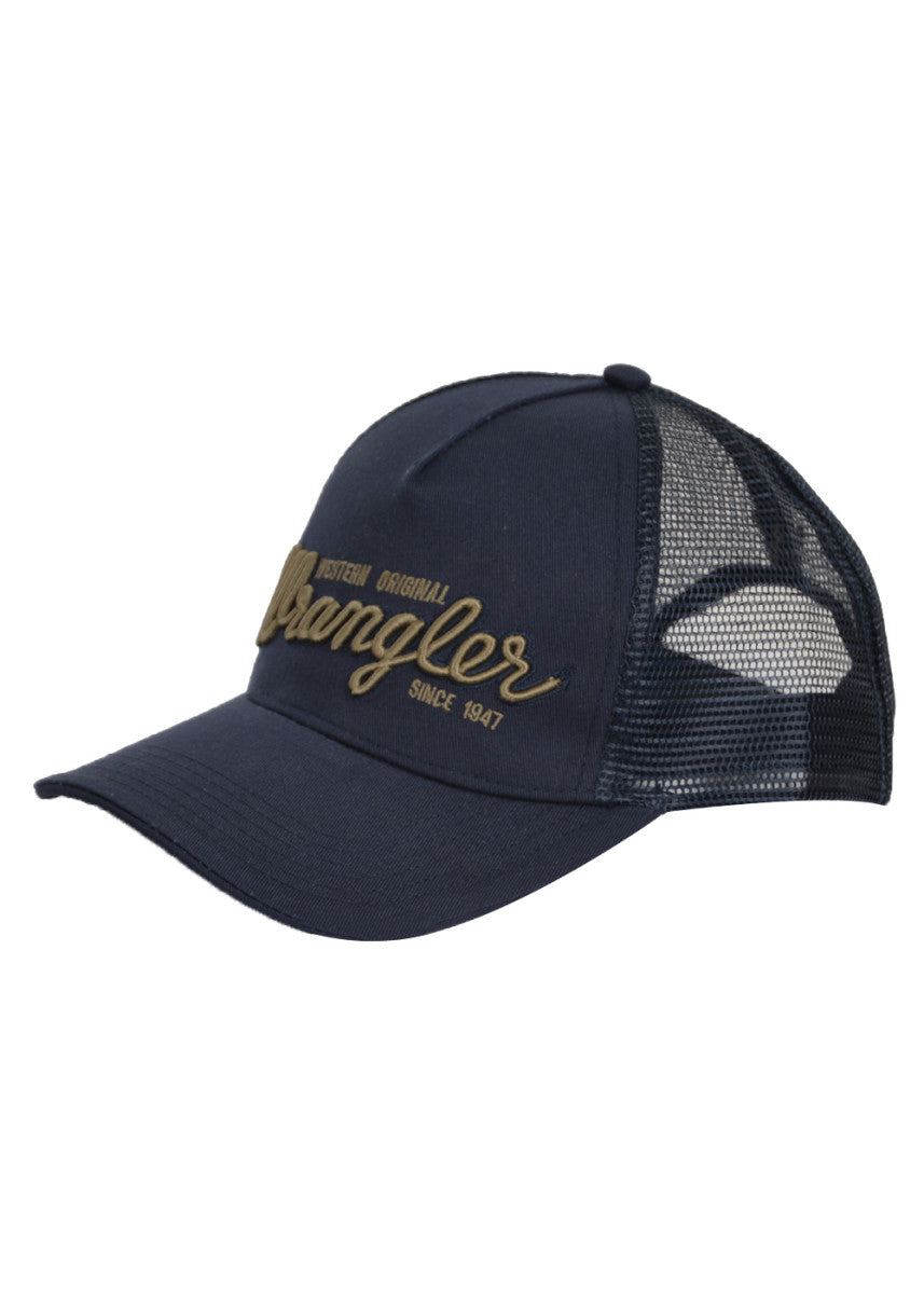Logo Trucker Cap Navy