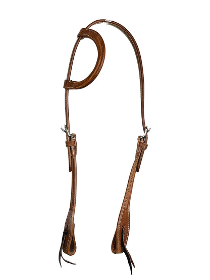 Ezy Ride Bridle One Ear Stitched with Raised Leather