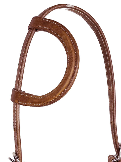 Ezy Ride Bridle One Ear Stitched with Raised Leather