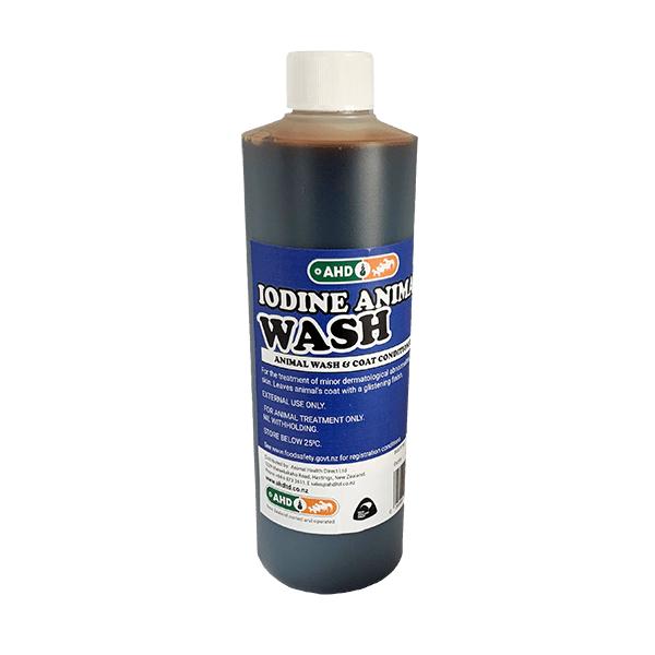 AHD Iodine Animal Wash - 500ml