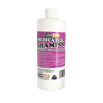 AHD Medicated Shampoo Animal Wash - 500ml