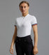 Description:Allegra Ladies Short Sleeve Riding Top_Colour:White_Position:1