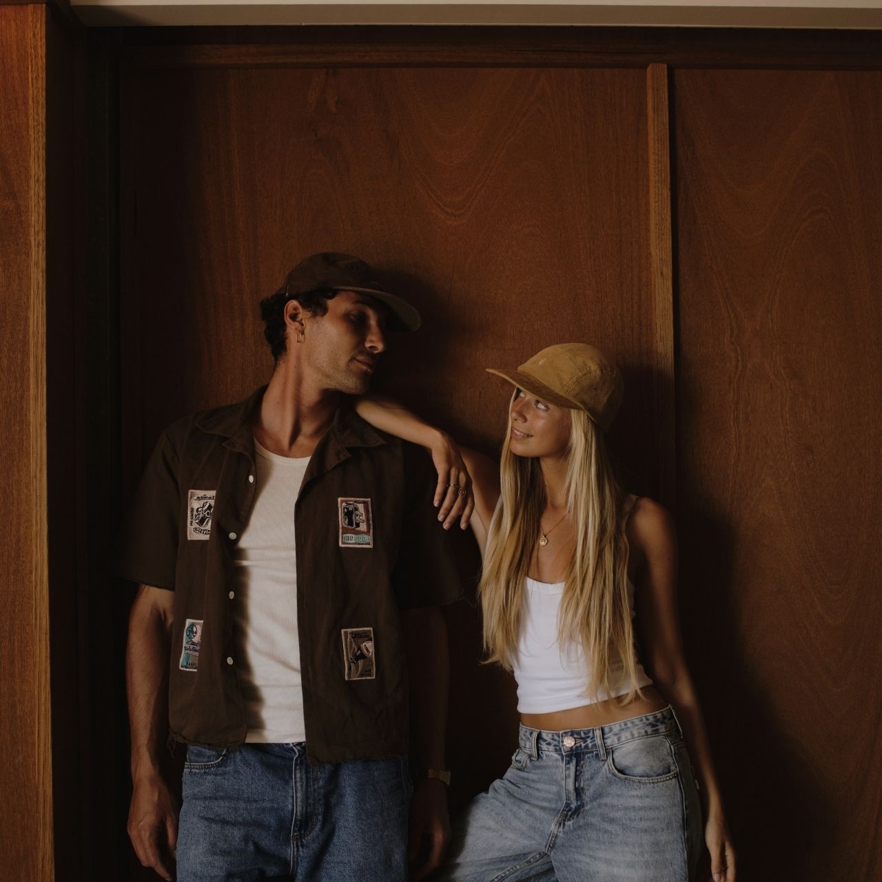 Will &amp; Bear Archie Cord Brown Corduroy Hat 5-Panel