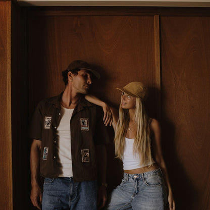 Will &amp; Bear Archie Cord Brown Corduroy Hat 5-Panel