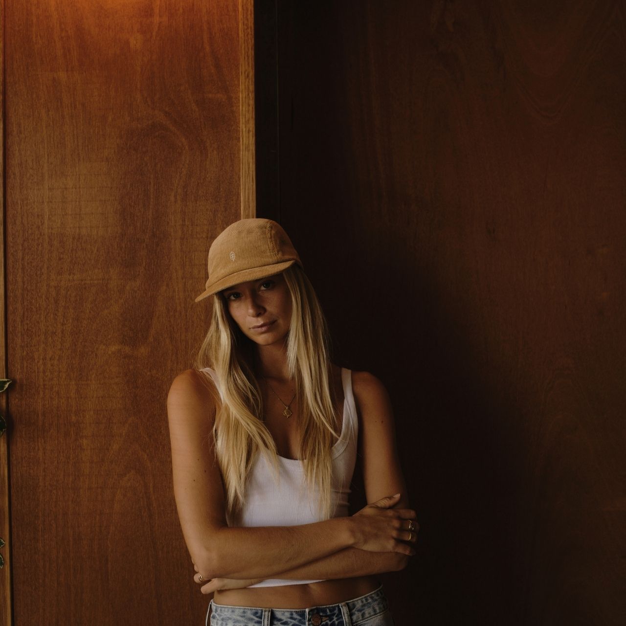 Will &amp; Bear Archie Cord Brown Corduroy Hat 5-Panel