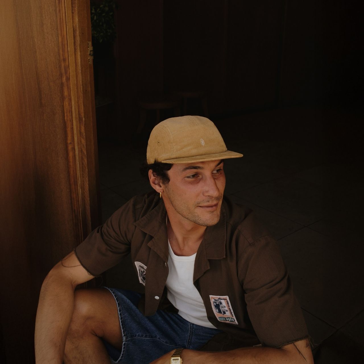 Will &amp; Bear Archie Cord Brown Corduroy Hat 5-Panel