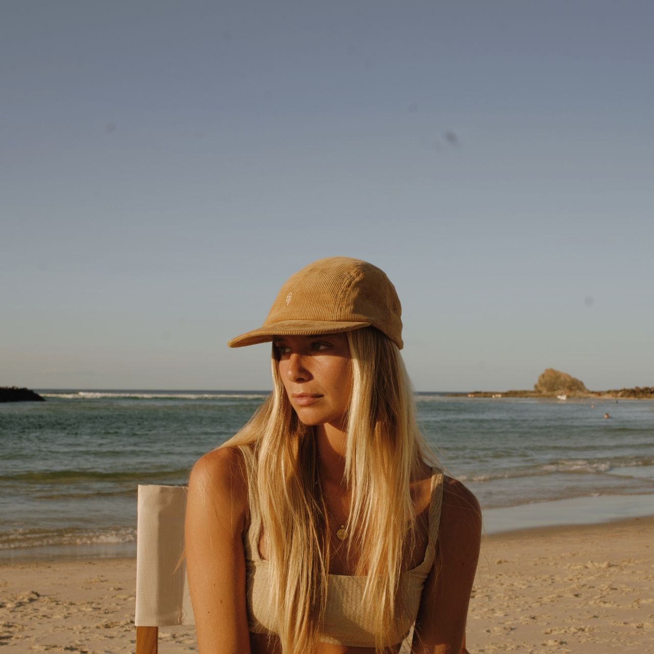 Will &amp; Bear Archie Cord Brown Corduroy Hat 5-Panel