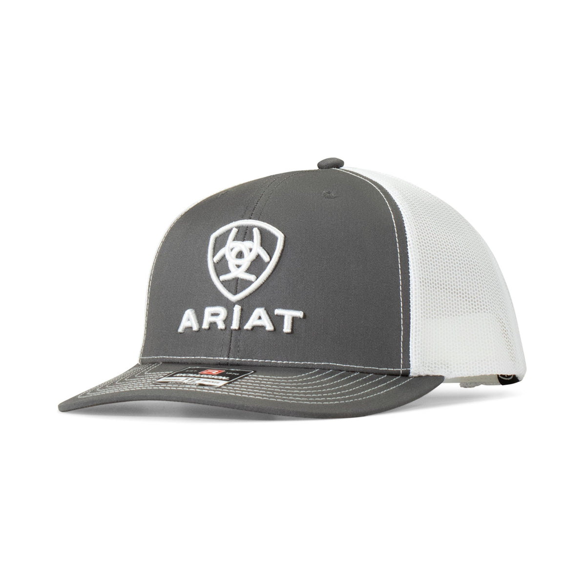 Ariat 112 Cap - Grey/White - Front