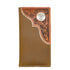 Ariat Rodeo Wallet - Tooled Overlay - Dark Tan