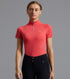 Description:Aura Ladies Short Sleeve Riding Top_Colour:Pink_Position:1