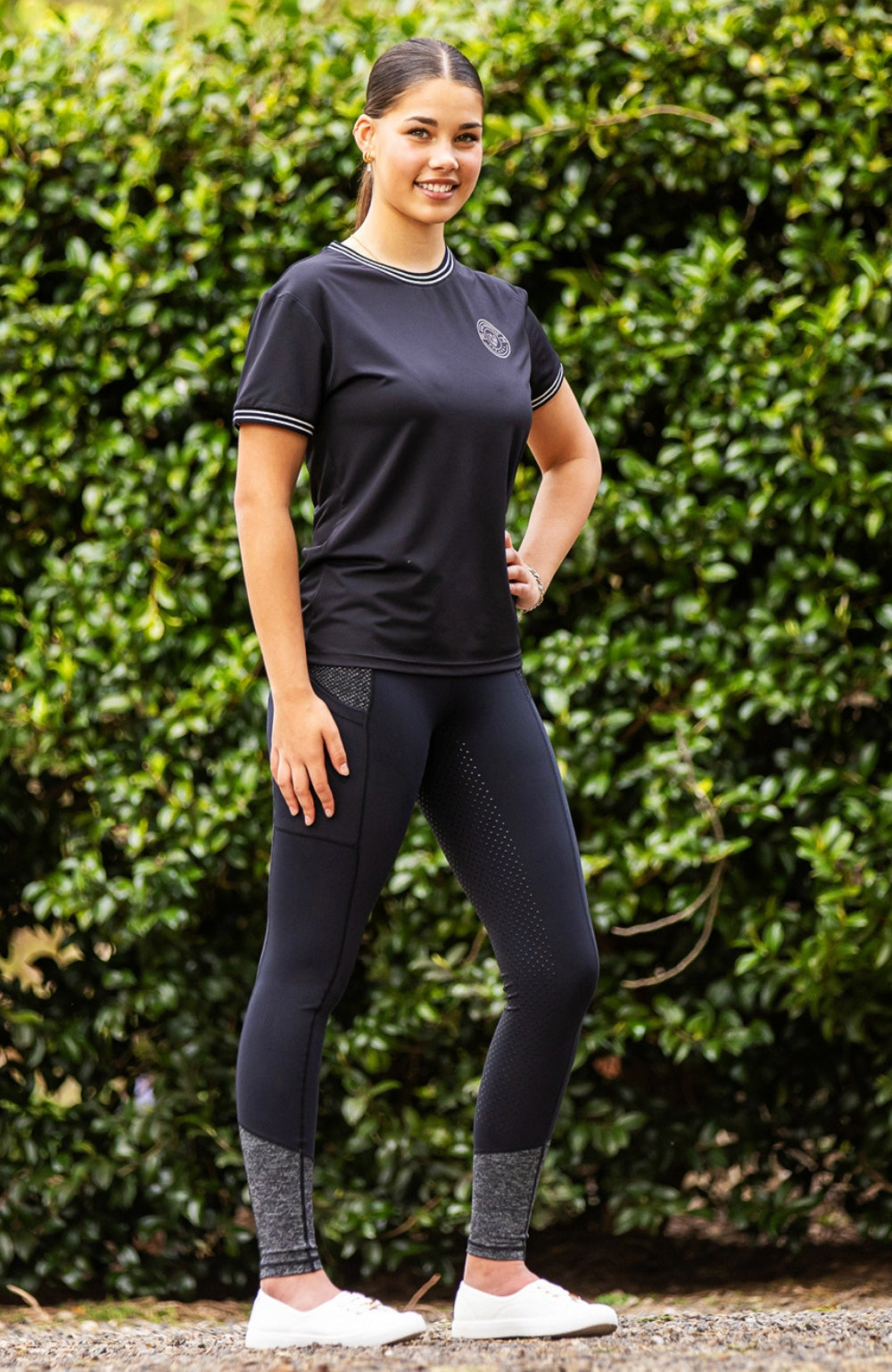 BARE Equestrian Active Mesh Tee