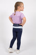 BARE Equestrian Babes Performance Riding Tights - Navy Azure