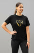 BARE Equestrian Black & Gold Limited Edition Logo Tee