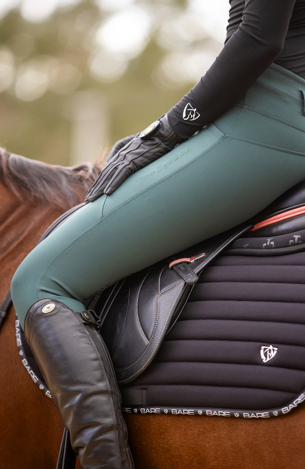 BARE Equestrian FlexForm Sculpting Riding Tights - 23