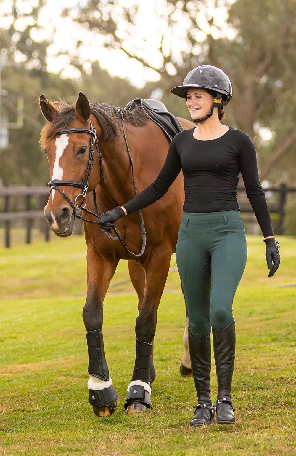 BARE Equestrian FlexForm Sculpting Riding Tights - 24